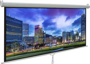China Wall Mounted Manual Projection Screens 60&quot; - 300&quot; Customized Size wholesale