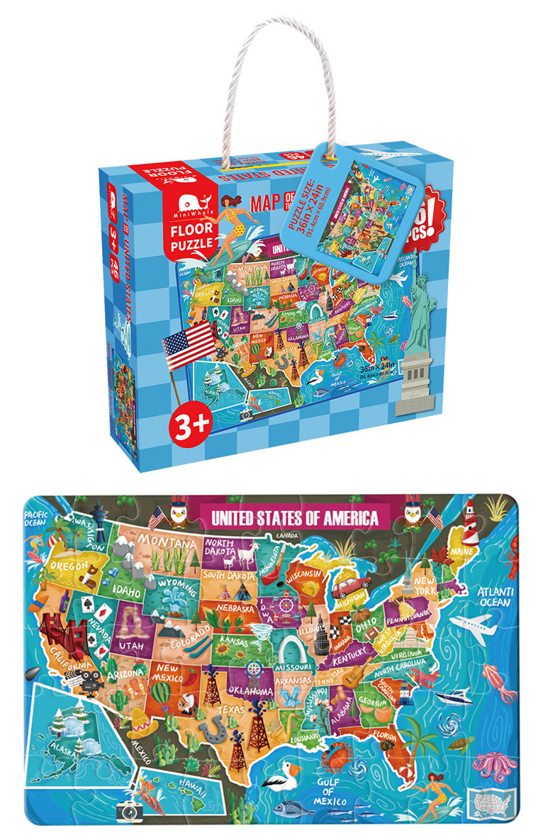 Paper Floor Puzzle for Kids Preschool Learning Birthday Gifts Age Range 8 to 13 Years