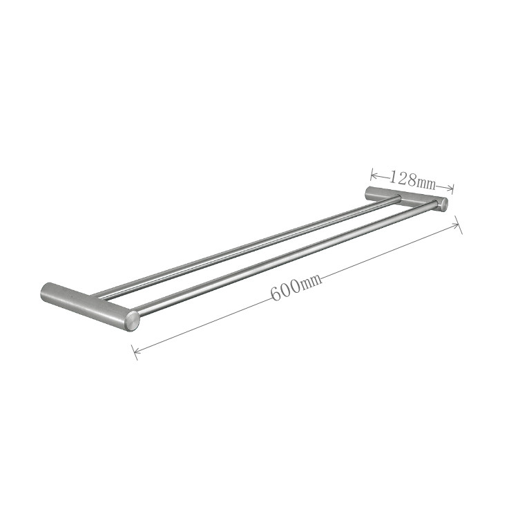 Heavy Duty Bathroom Towel Bars Sus304 Stainless Steel Bathroom Towel Rack Brushed
