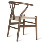 Hans Wegner 32" Height Ash Wood Walnut Wishbone Dining Chair