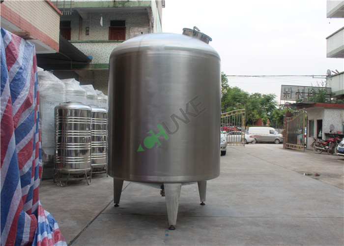 Stainless Steel Water Tank Water / Milk / Beer Storage Tank Vessel Housing