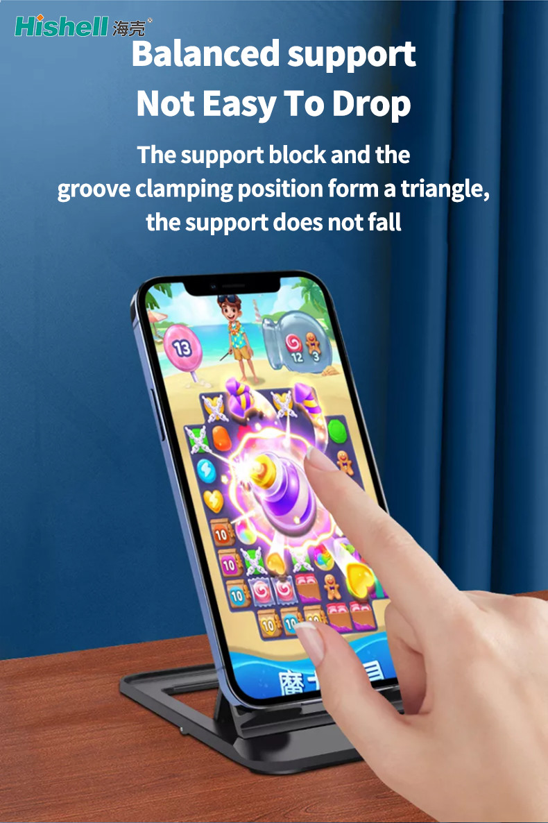 Hishell Universal Mobile Phone Holder Stand ABS Material Retractable