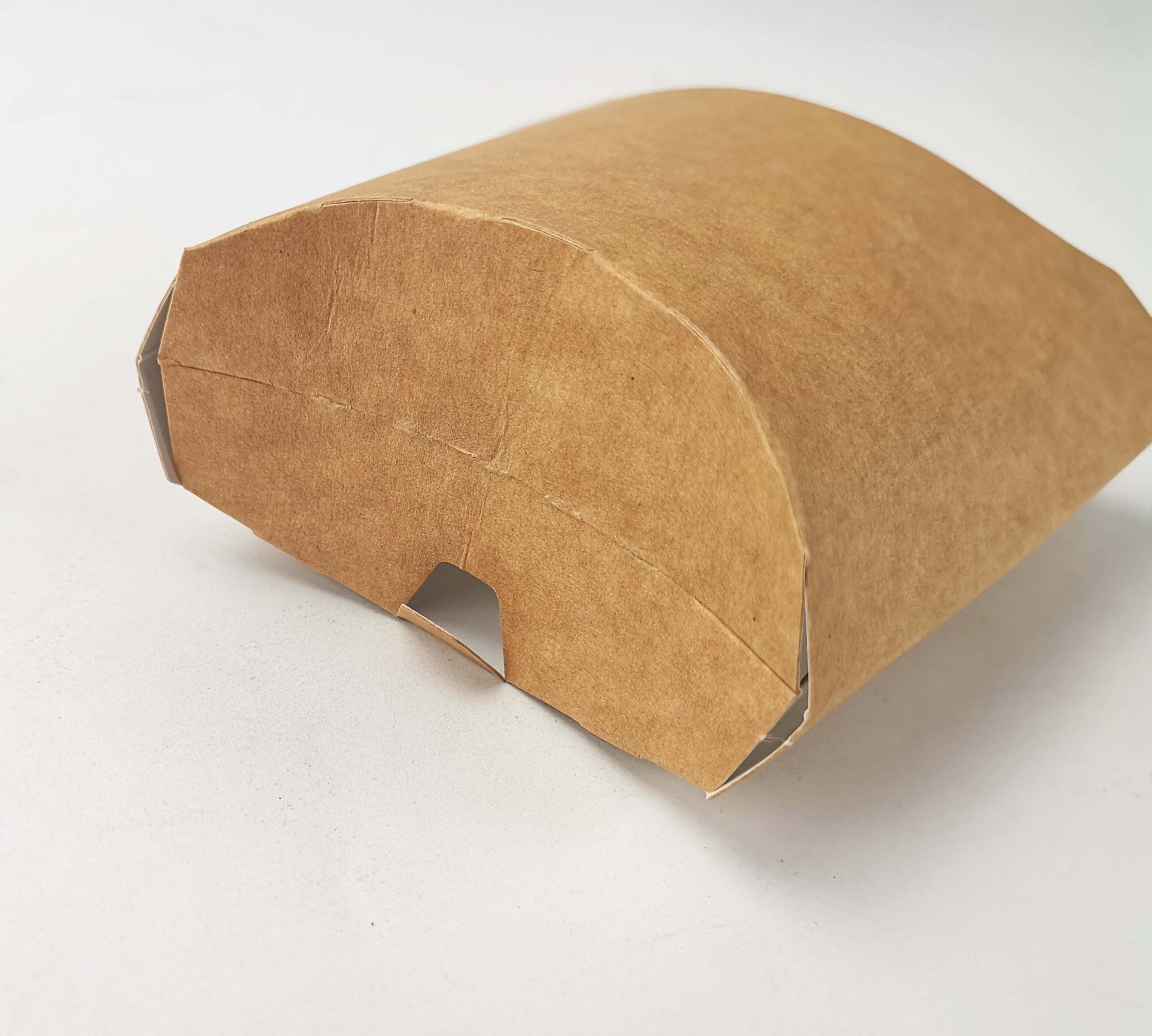 Kraft French Fries Box Custom Printed Fast Food Restaurant To Go Box with UV Coating