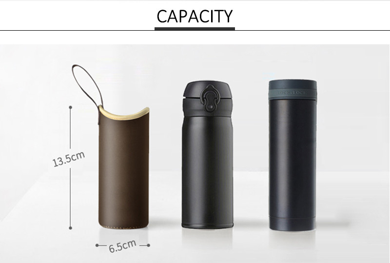 Solid Color Neoprene Shakeproof Water Bottle Cooler Sleeve