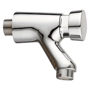 China Push Button Bathroom Faucet Water Tap Self-Closing Wall Mount Faucet on sale