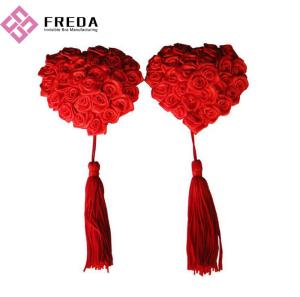 China FN008 Manufacturing of Sexy Adhesive Rose Heart Nipple Covers wholesale