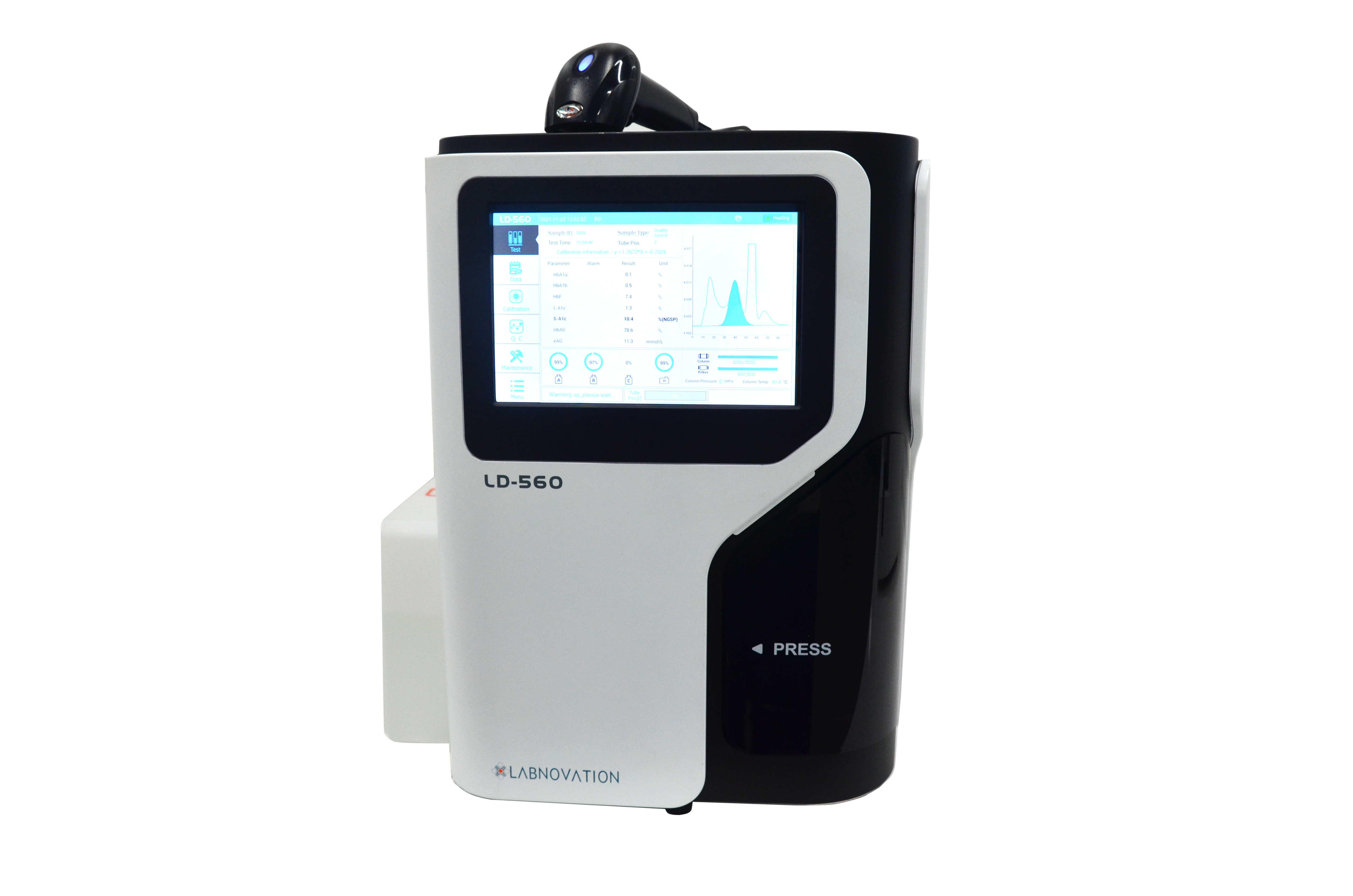 HPLC Method POCT HbA1c Analyzer Excellent Performance Full Automated HbA1c Analyzer