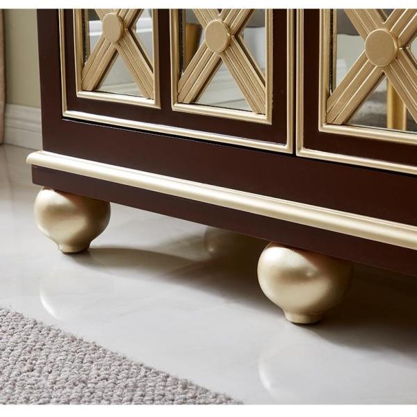 European Neoclassical Hotel Room Cabinets Solid Wood Living Room Against The Wall Storage Cabinet