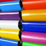 Monomeric glossy Adhesive color cutting Vinyl Stickers weather resistance for