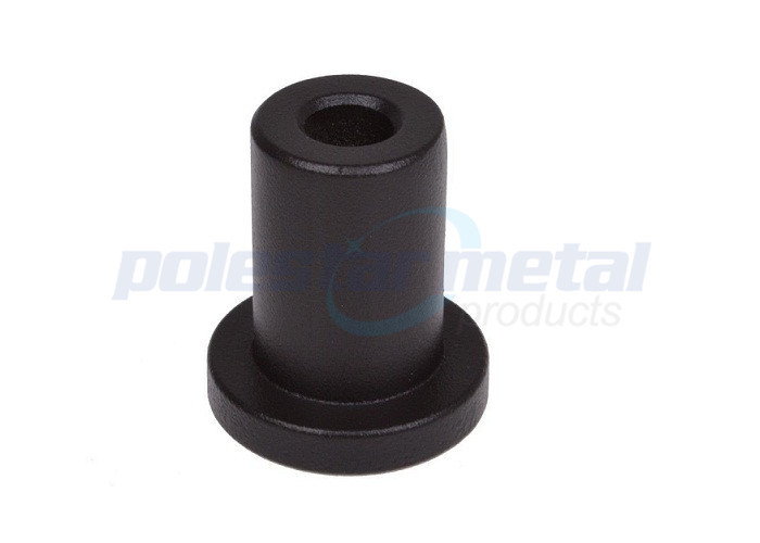 Satin Black Steel Decorative Door Hardware , Modern Sliding Barn Door Hardware Rail 2000mm