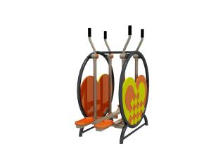China Adult Outdoor Gymnastics Romantic Lovers Walking Machine Outdoor Fitness Equipment Bars for Sale wholesale