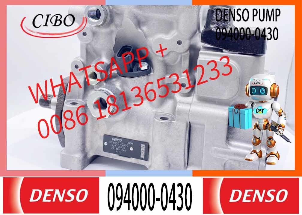 High Quality Common Rail Injection Pump 094000-0430 Fuel Injection Pump 094000-0430 for HINO P11C