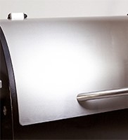 BBQ Smoker Barrel Fuel Wood Chip Burning Grills Stainless Steel Charcoal Grill