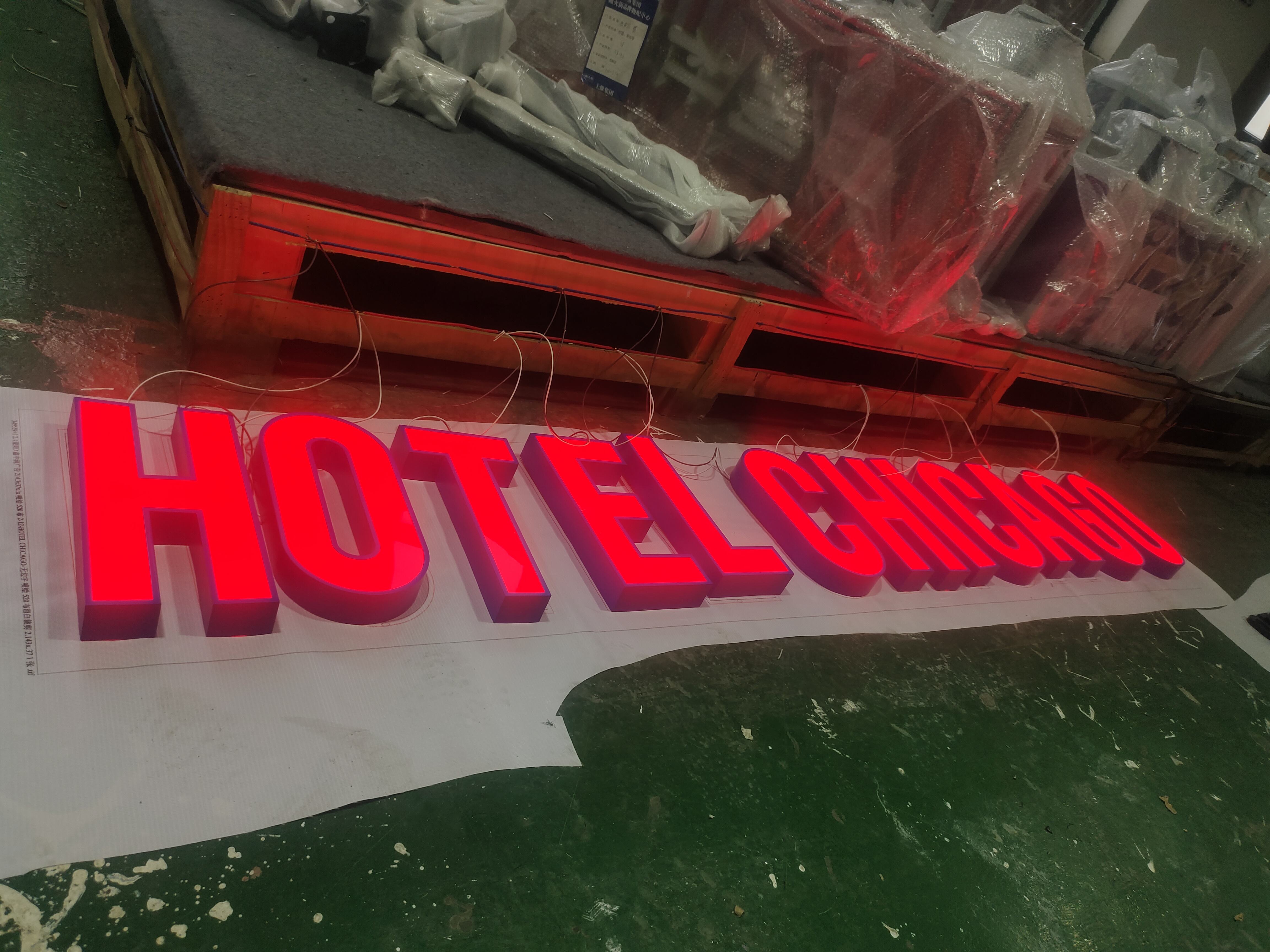 Wholesale Customizedmizes Led Letters Backlit Letter Sign 3d Led Ligiht Channel Letter Signs