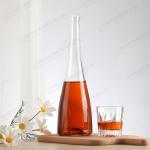 Transparent Glass Bottles for Whisky Hot Stamping Surface Handling