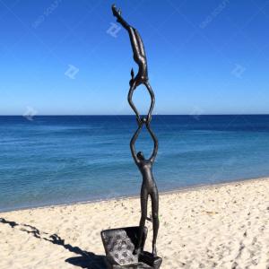 China 5M High Custom Made Bronze Statues Patina Finish For Outdoor Decor wholesale