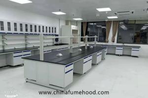 China MDF Chemistry Lab Furniture Cabinets And Countertops For Inspection wholesale