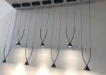 Modern Indoor Dining Room Black Pendant Restaurant Showroom Ceiling LED