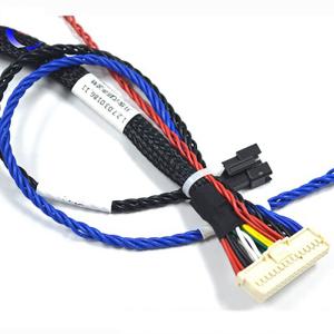 China Industrial Shielded 30cm Wire Harness Cable Assembly Anti Sway wholesale