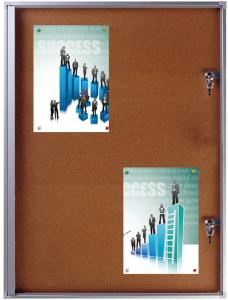 China Square Landscape Silver 35mm Lockable Poster Case wholesale