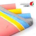 Oil Pipeline Insulation Silicone Coated Fiberglass Fabric Material 0.4mm