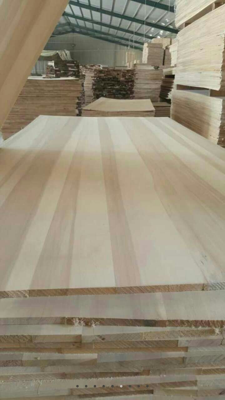 4X8 Inch Poplar Solid Wood Board Panel with and Competitive in 480-510kg/m3 Density