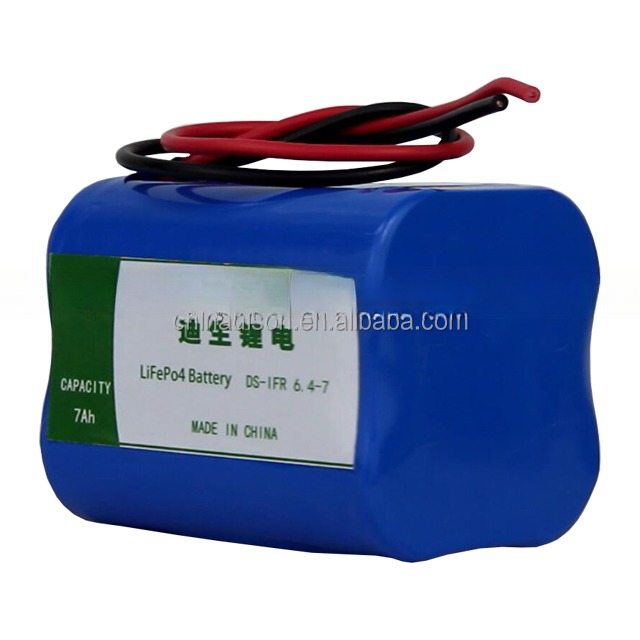 IFR26650 6.4v 3800mah LiFePo4 Lithium Ion Phosphate Battery Pack For Emergency Lighting