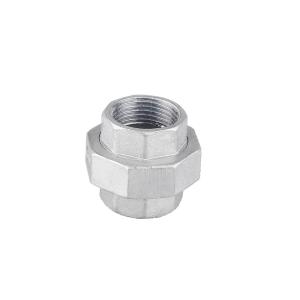 China 304 Stainless Steel Union Female Joint Pipe Transition Fittings for 0-10 BAR Pressure wholesale