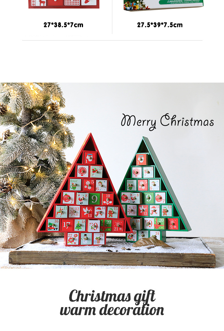 ODM Drawer Christmas Eve Box Bulk Buy Wooden Gift Boxes Bulk House Shaped