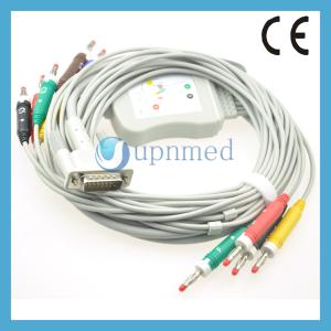 China M3703C Philips one piece 10-lead EKG cable with leadwires wholesale