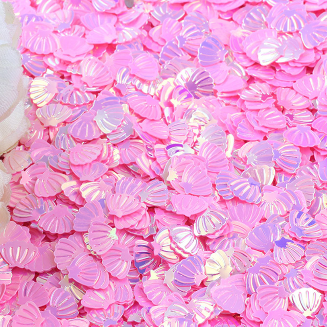 Excellent Nail Art Effect Sea Shell Sequins Glitter Powder for Clothing Accessories Craft DIY Bags Clothes in 365 Colors