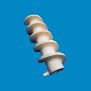 China High Purity 95%-99% Alumina Ceramic Screw Conveyor High Precision Wear Resistant Ceramics wholesale