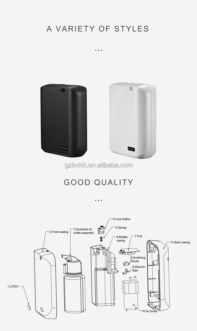 X60 Usb Ultrasonic Aroma Diffuser Electric Hotel Essential Oil Diffuser CE