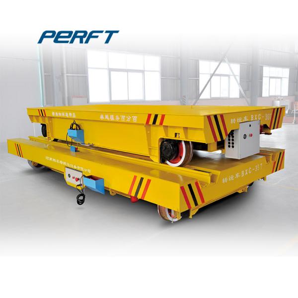 High Speed Material Handling Ferry Motorized Transfer Trolley On Railway