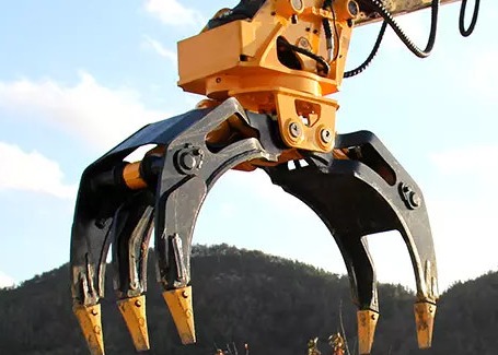 China PC PC345 Q690D Hydraulic Rotator Grapple For Construction wholesale