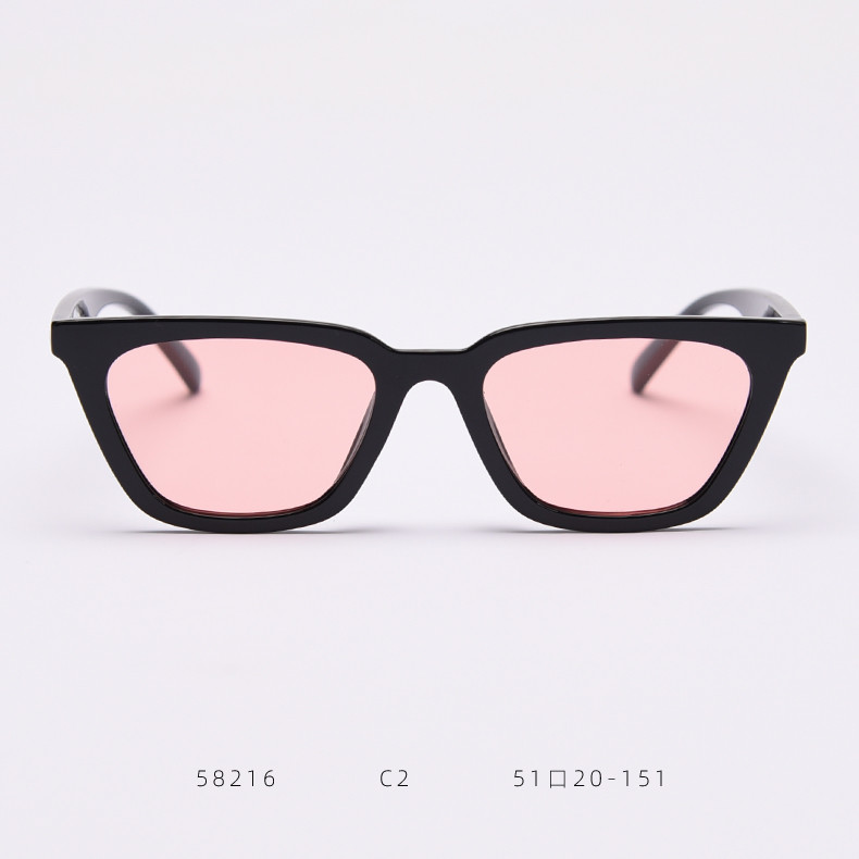 Women Men BSCI TR90 Sunglasses 145MM Polarized Oversized Cat Eye