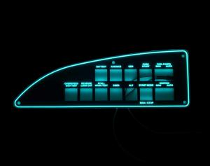 China Green 0.15mm Electro Luminescent Membrane Switches With Cutting Edge wholesale