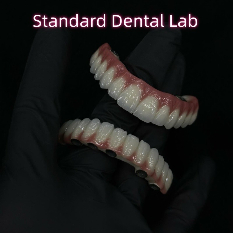 Zirconia Titanium Dental Implants All On 4 Full Arch Teeth Replacement 3-6 Months Healing Time