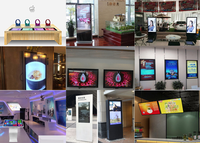 15.6 Inch Indoor Wall Mount Lcd Digital Signage Advertising Display Board product with WIFI LAN BT 4G LTE Optional