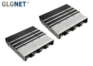 China Stainless Steel Multiple Ports SFP28 Cage Mates With SFP28 Connector Transceiver wholesale