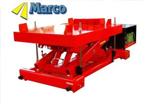 China 9000kg Capacity Heavy Duty Hydraulic Scissor Lift Table for Stationary Applications wholesale
