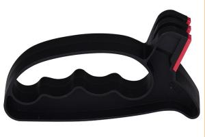 China Black Color PP Outdoor Knife Sharpener With Tungsten Steel Scissor , 36g wholesale