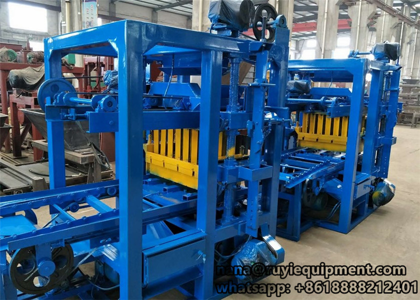 4-26 hollow cement block making machine concrete block machine