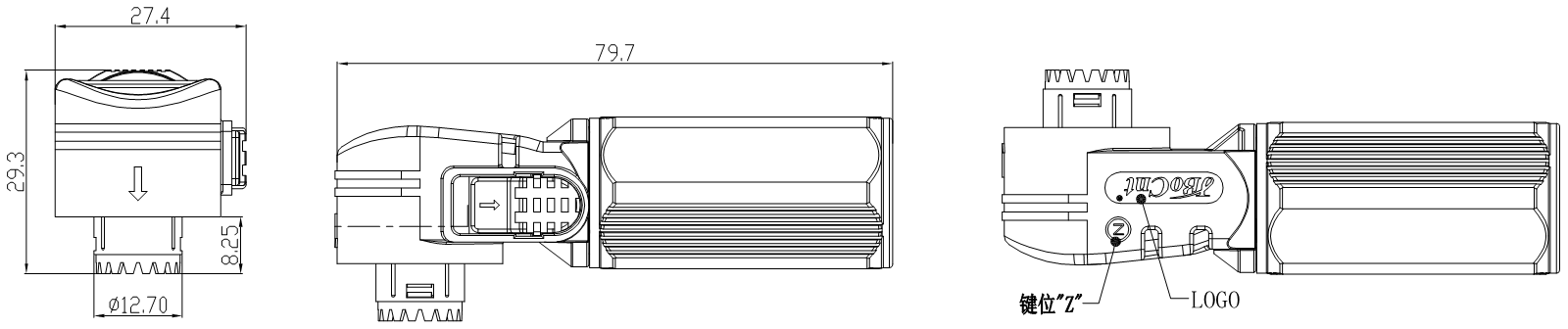 120A-500A DC Battery Energy Storage Connector Photovoltaic Power Right Angle Plug Assembly