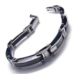 China High Quality Tagor Stainless Steel Jewelry Fashion Men's Casting Bracelet PXB049 wholesale