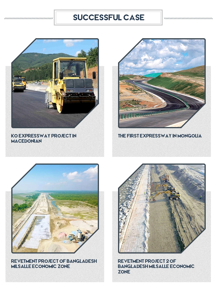 Composite Biaxial Fiberglass Geogrid with Nonwoven Geotextile for Soil Reinfocement/Road Construction Material Geocomposite Geogrid