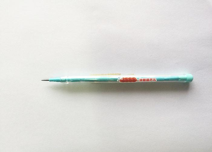 Plastic Bullet Push Pencil many colors with gourd shape cap pencil