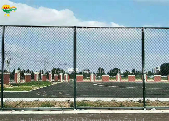 9 Gauge Galvanized Chain Link Fence Anti Climbing 9ft X 30ft 50 X 50 Mesh