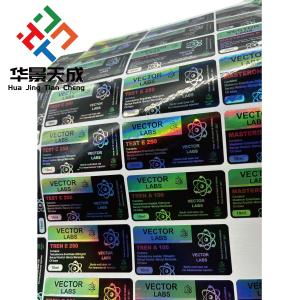 China Customized Vial Glass Bottle Labels With UV Protection wholesale