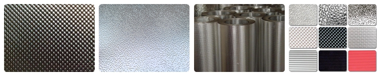 Decoration Embossed Aluminium Coil Diamond Pattern / Orange Peel Pattern